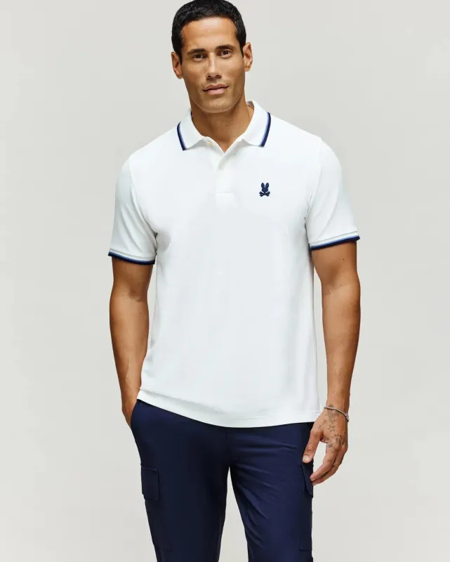 MENS RIDGE PIQUE POLO - MT0100083 sold by Psycho Bunny