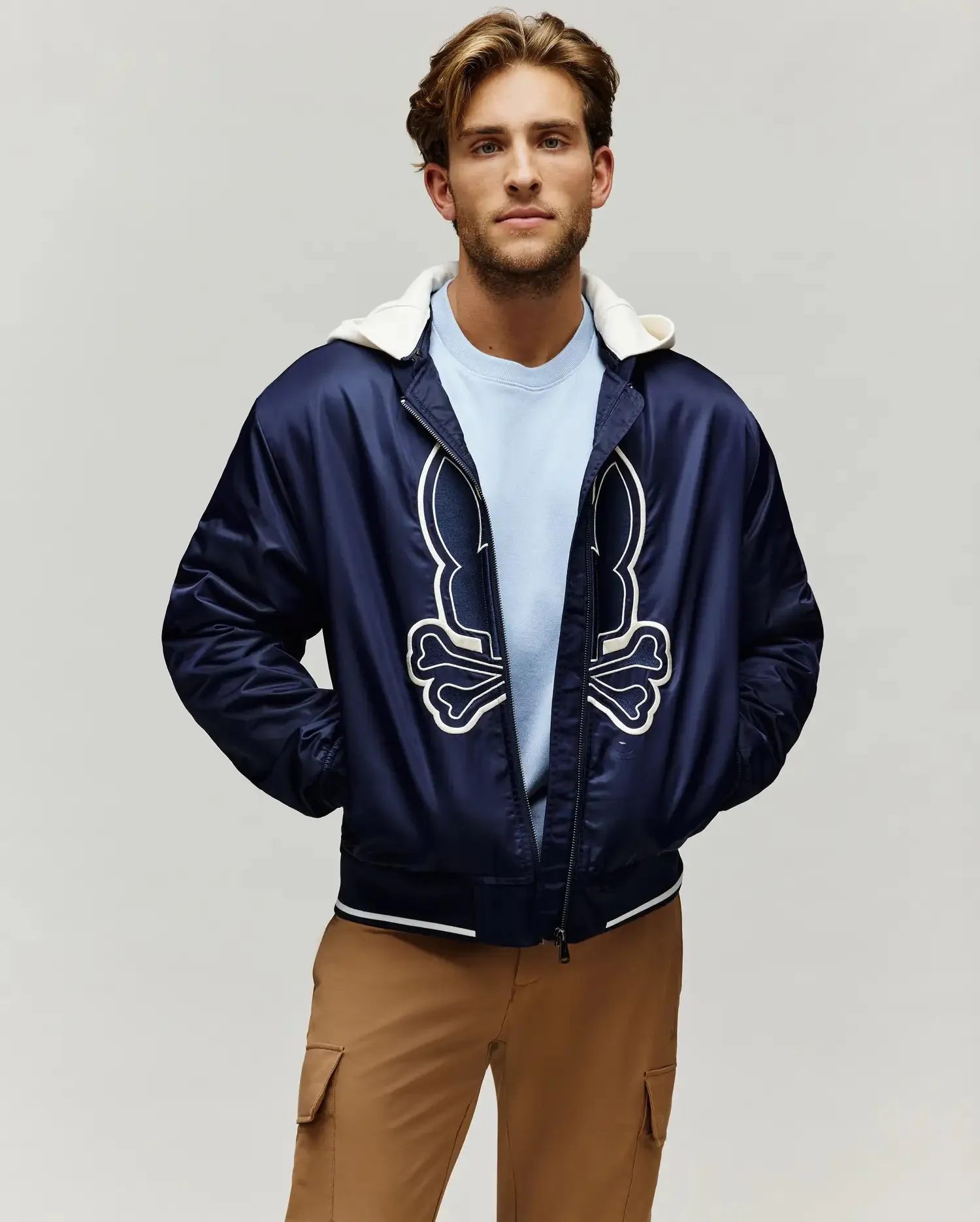 MENS MAGNUS RELAXED BOMBER - MO1100054 sold by Psycho Bunny product image thumbnail 3