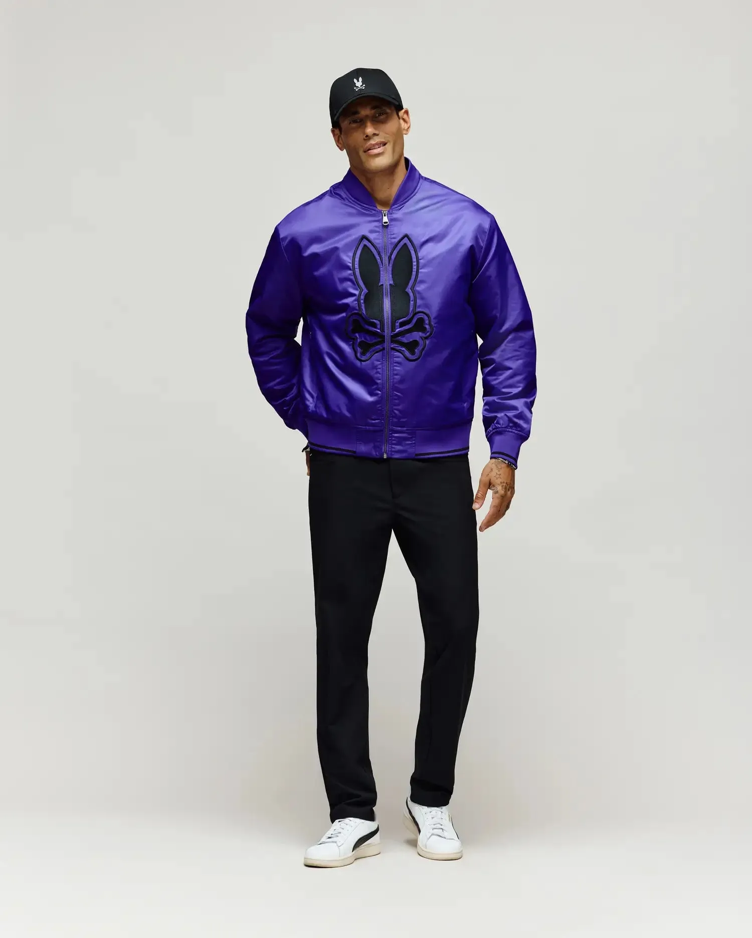 MENS MAGNUS RELAXED BOMBER - MO1100054 sold by Psycho Bunny product image thumbnail 3