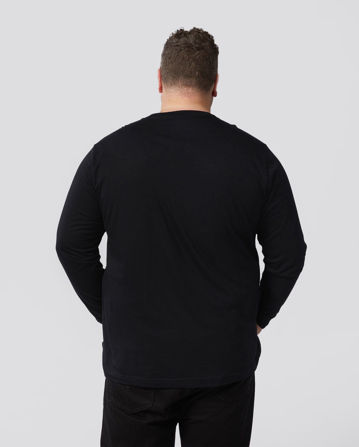 MENS BIG AND TALL LONG SLEEVE CLASSIC CREW - B9T422ARPC sold by Psycho Bunny product image thumbnail 4