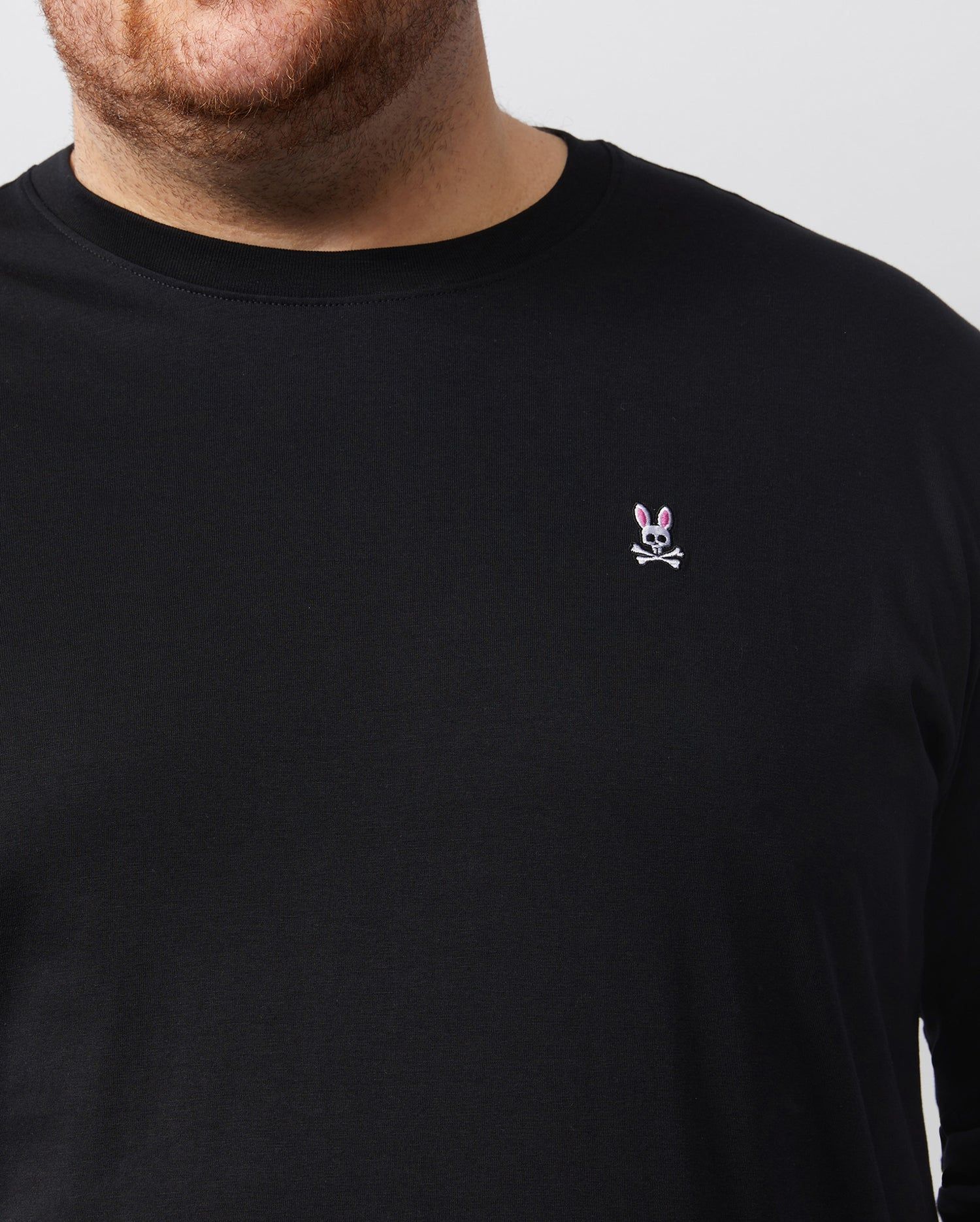 MENS BIG AND TALL LONG SLEEVE CLASSIC CREW - B9T422ARPC sold by Psycho Bunny product image thumbnail 3