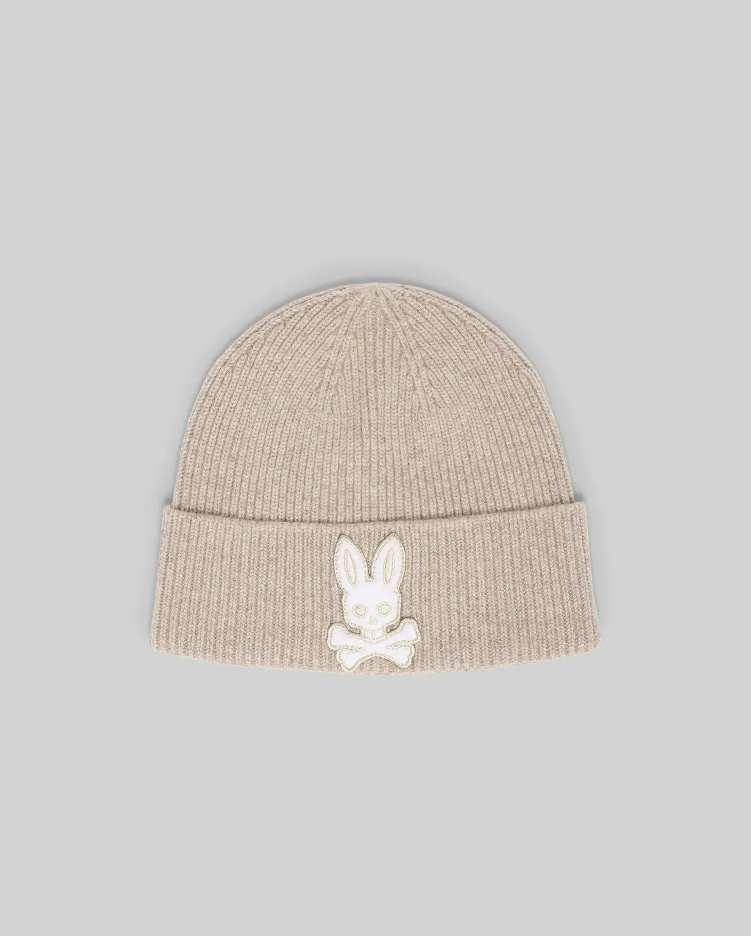 MENS CHENILLE PATCH BEANIE - MO2500024 sold by Psycho Bunny
