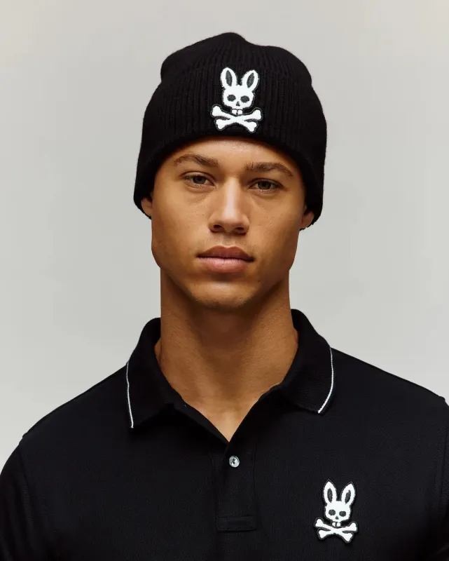 MENS CHENILLE PATCH BEANIE - MO2500024 sold by Psycho Bunny
