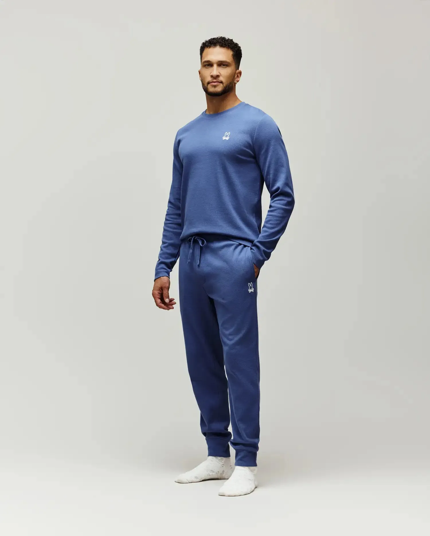 MENS NOE WAFFLE LOUNGE PANT - MO1400027 sold by Psycho Bunny product image thumbnail 4