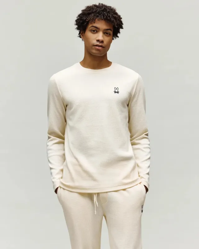 MENS NOE WAFFLE LOUNGE LONG SLEEVE TEE - MO1400026 made by Psycho Bunny