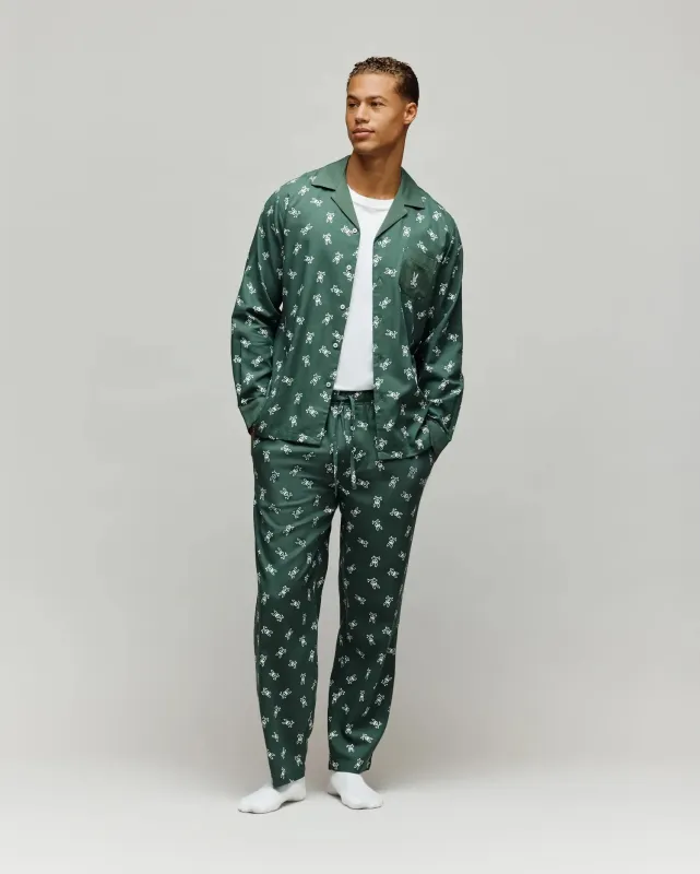 MENS VALEN FLANNEL PAJAMA SET - MO1400015 sold by Psycho Bunny