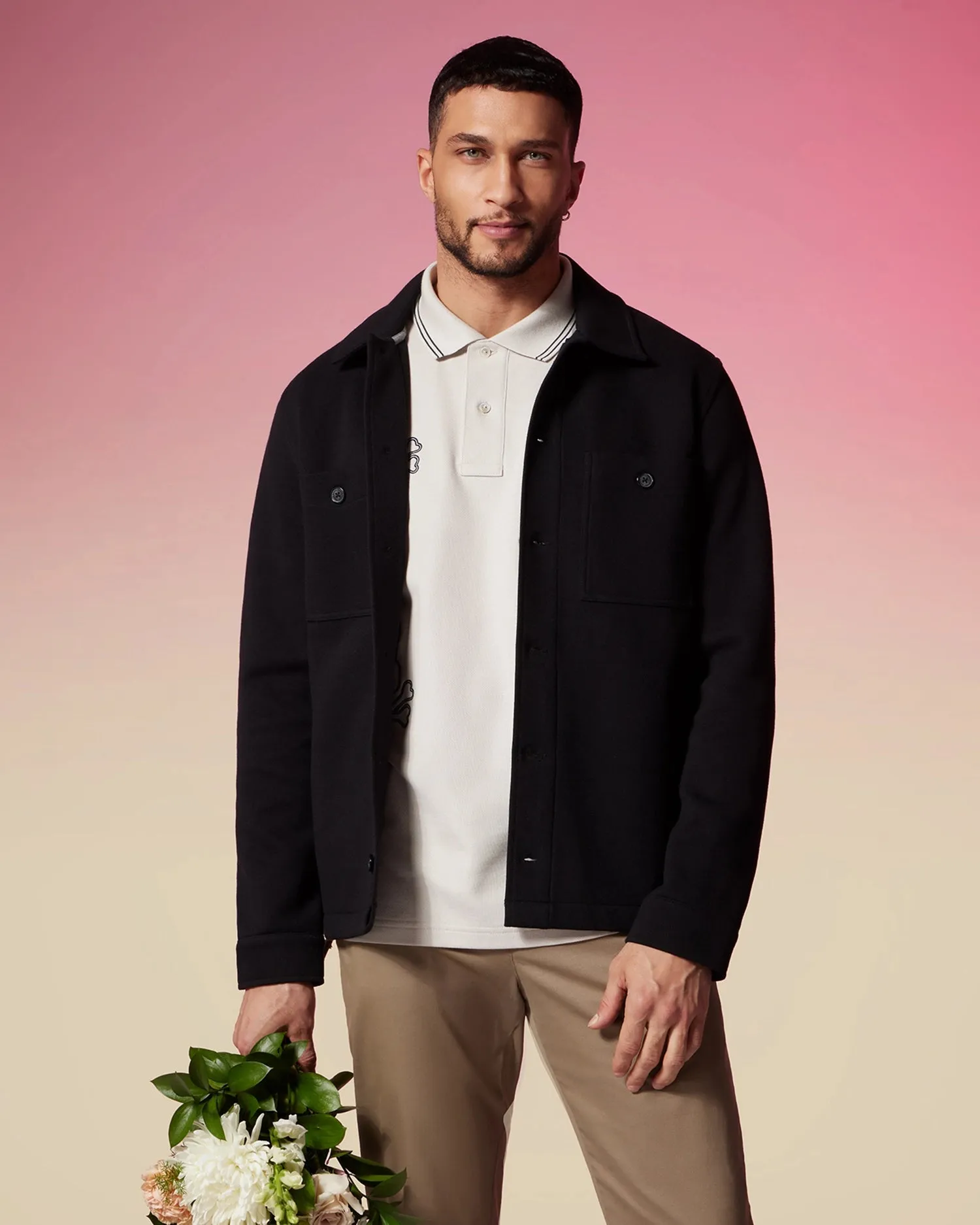 MENS BEDFORD SHIRT JACKET - B6J290B200 sold by Psycho Bunny product image thumbnail 2