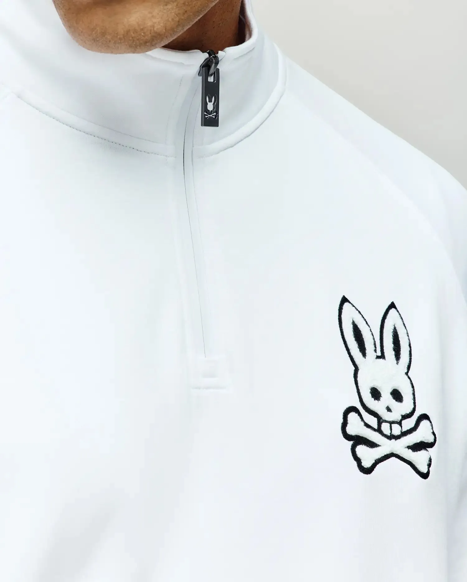 MENS TATE 1/4 ZIP CHENILLE PULLOVER - MT0500148 sold by Psycho Bunny product image thumbnail 3