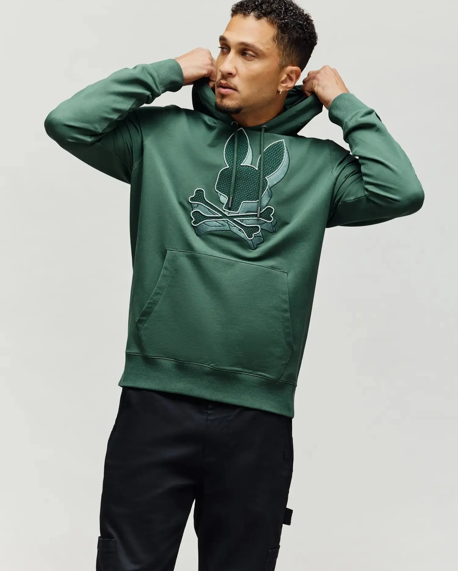 MENS ZAL 3D BUNNY HOODIE - MT0500147 sold by Psycho Bunny product image thumbnail 3