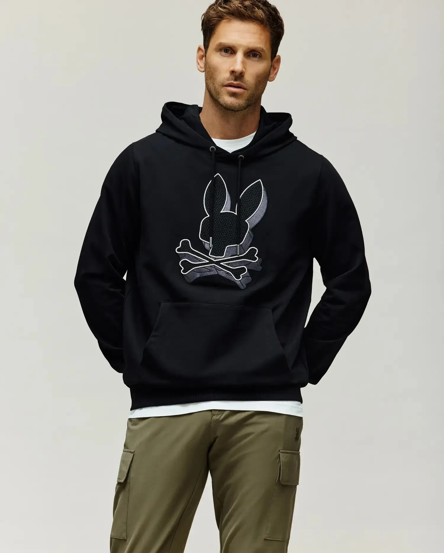 MENS ZAL 3D BUNNY HOODIE - MT0500147 sold by Psycho Bunny product image thumbnail 3