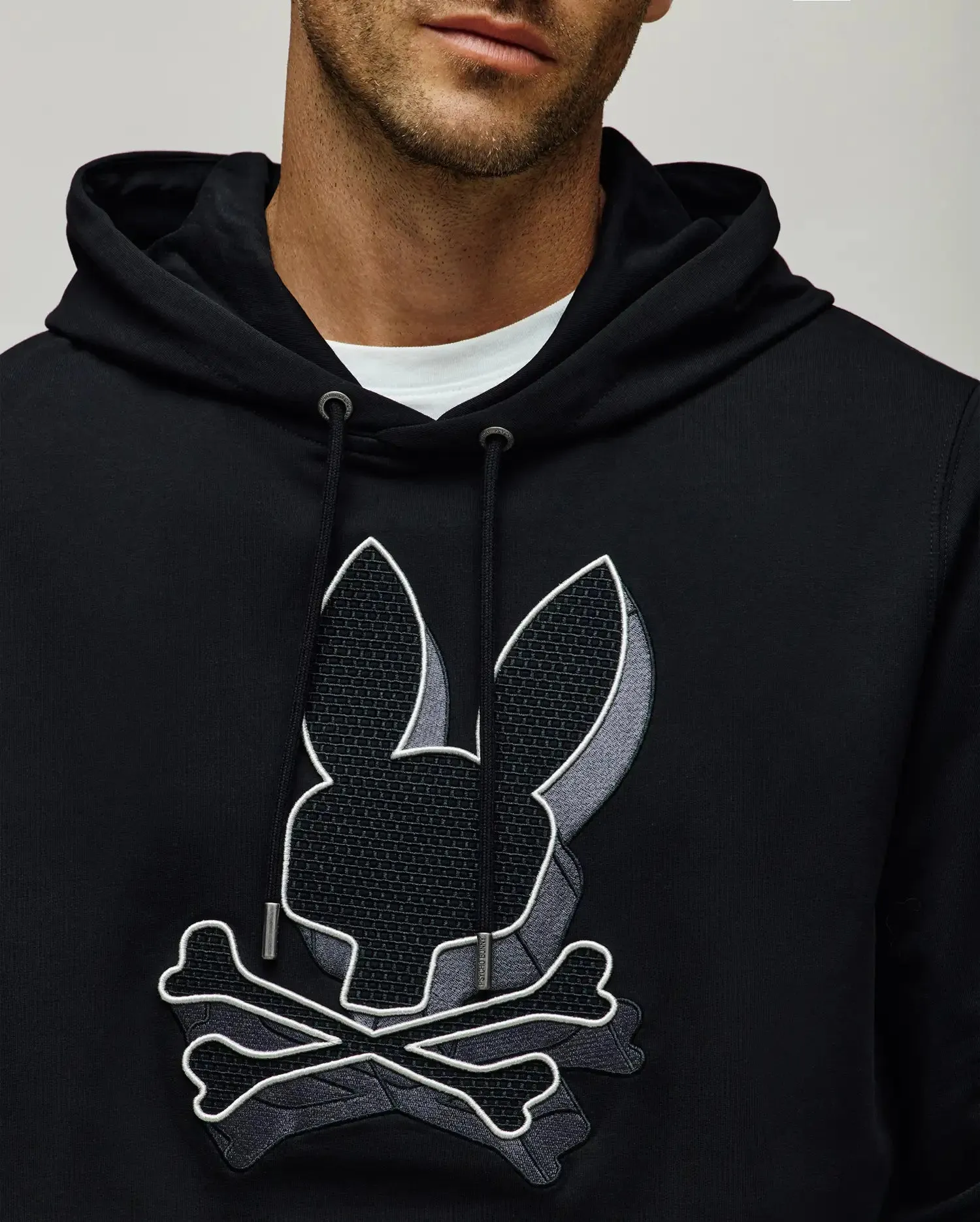 MENS ZAL 3D BUNNY HOODIE - MT0500147 sold by Psycho Bunny product image thumbnail 2