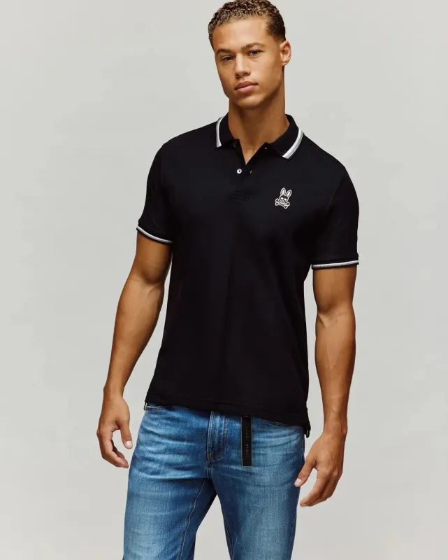 MENS BRYN PIQUE POLO - MT0100110 sold by Psycho Bunny