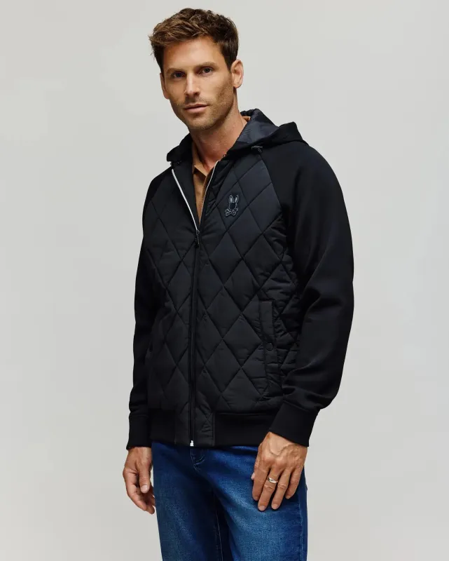 MENS CALLUM MIX MEDIA JACKET - MO1100038 sold by Psycho Bunny
