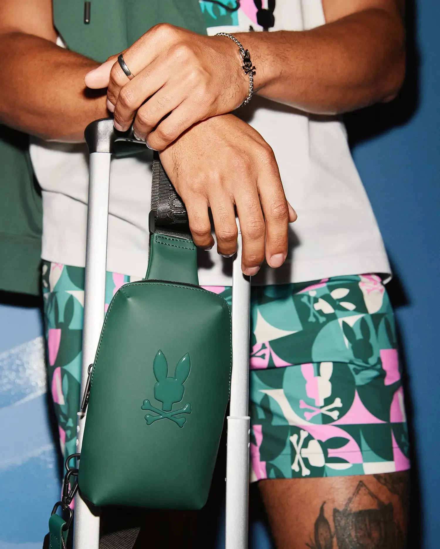 MENS RUBBERIZED CROSSBODY - B6A635F200 sold by Psycho Bunny