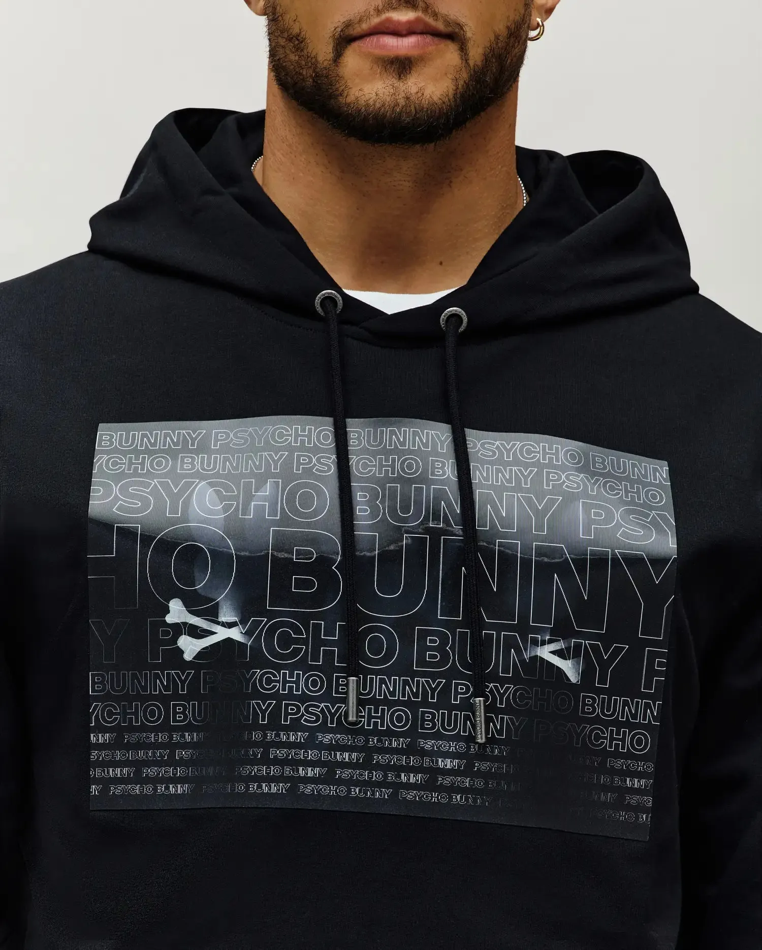 MENS JARVIS HOLOGRAM HOODIE - MT0500168 sold by Psycho Bunny product image thumbnail 4