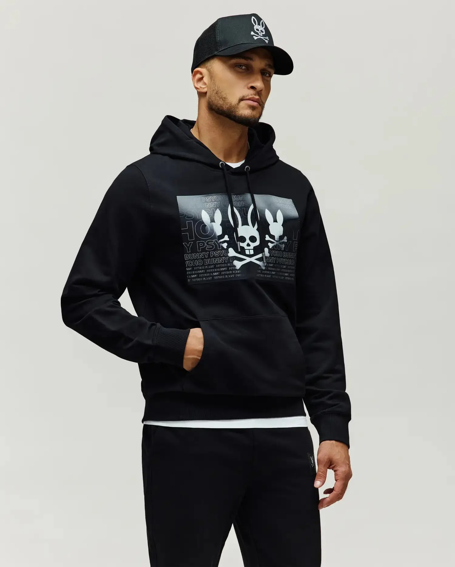 MENS JARVIS HOLOGRAM HOODIE - MT0500168 sold by Psycho Bunny product image thumbnail 5