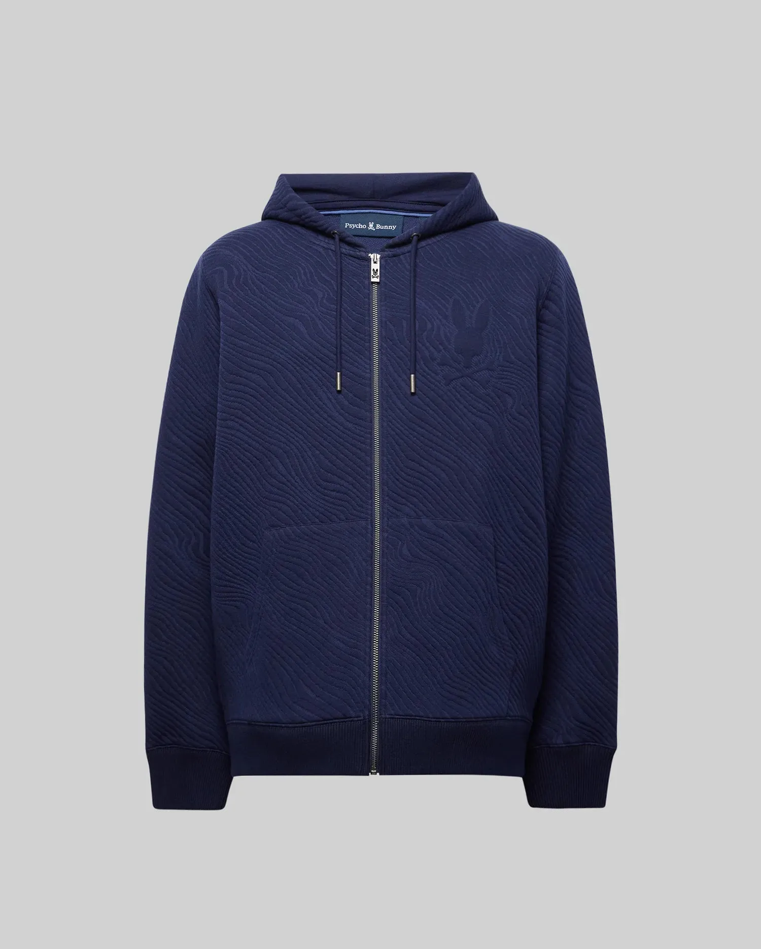MENS KENDRICK DOUBLE KNIT JACQUARD ZIP TEXTURED HOODIE - MT0500149 sold by Psycho Bunny product image thumbnail 5