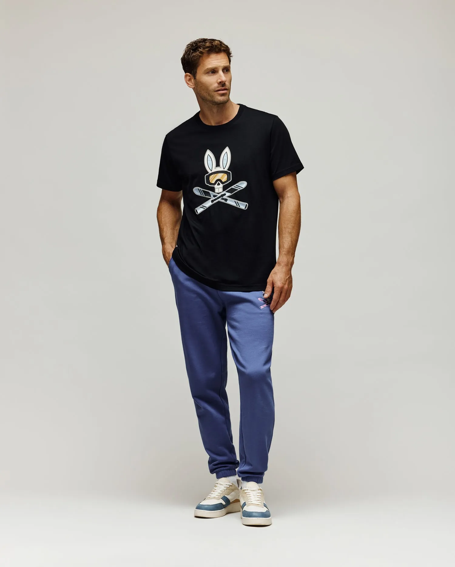 MENS INDIGO BUNNY GRAPHIC TEE - MT0200148 sold by Psycho Bunny product image thumbnail 5