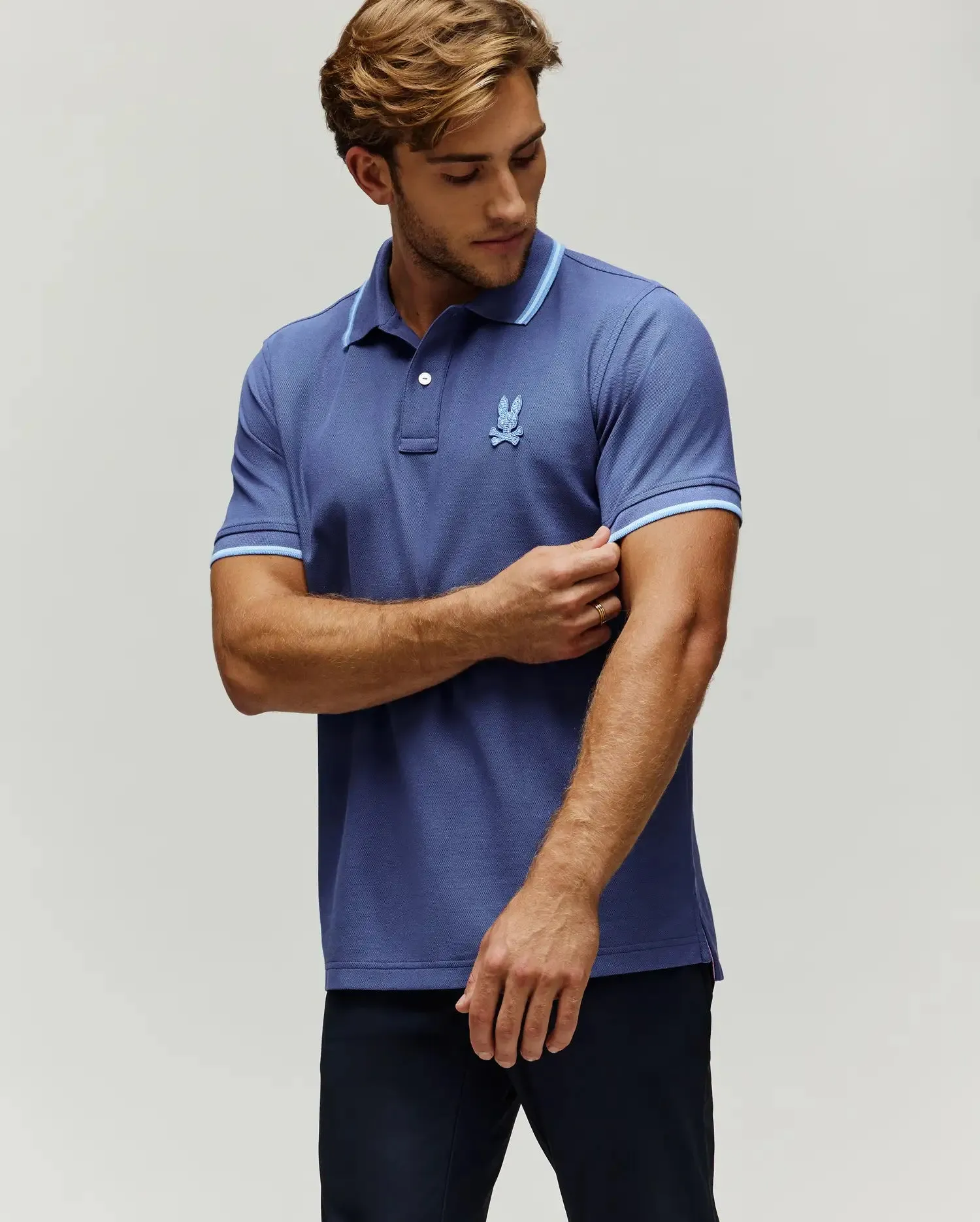 MENS GABIN PIQUE POLO - MT0100065 sold by Psycho Bunny product image thumbnail 3
