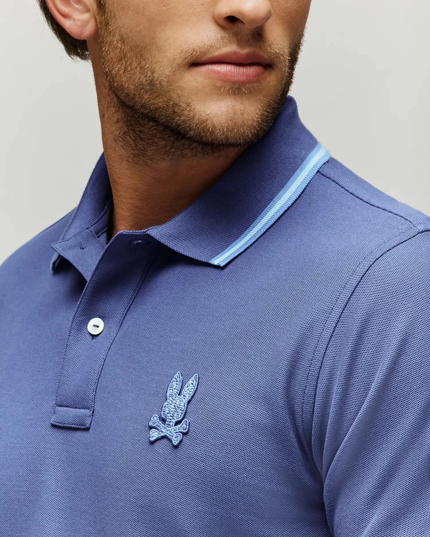 MENS GABIN PIQUE POLO - MT0100065 sold by Psycho Bunny product image thumbnail 2