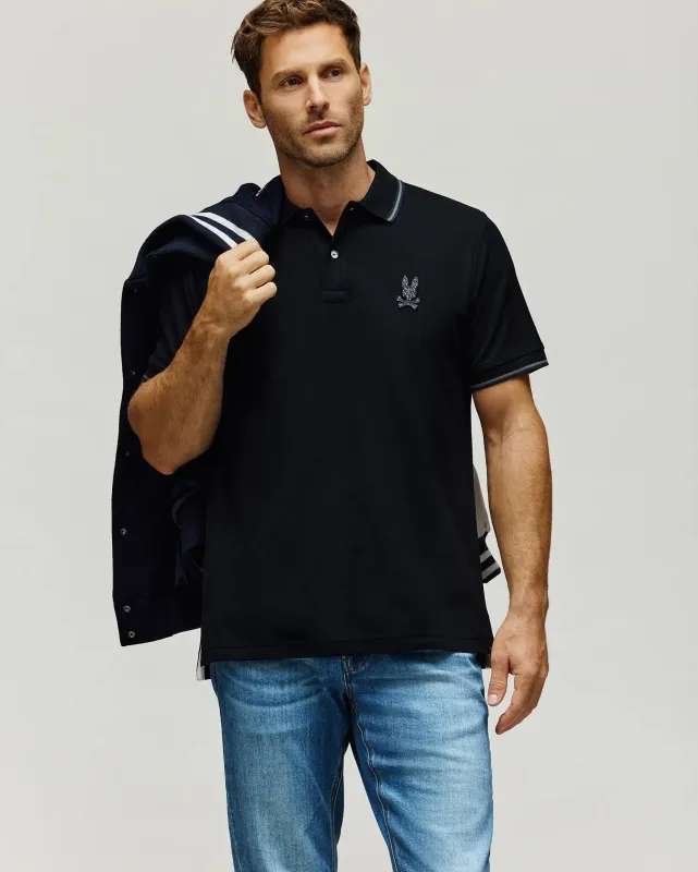 MENS GABIN PIQUE POLO - MT0100065 sold by Psycho Bunny