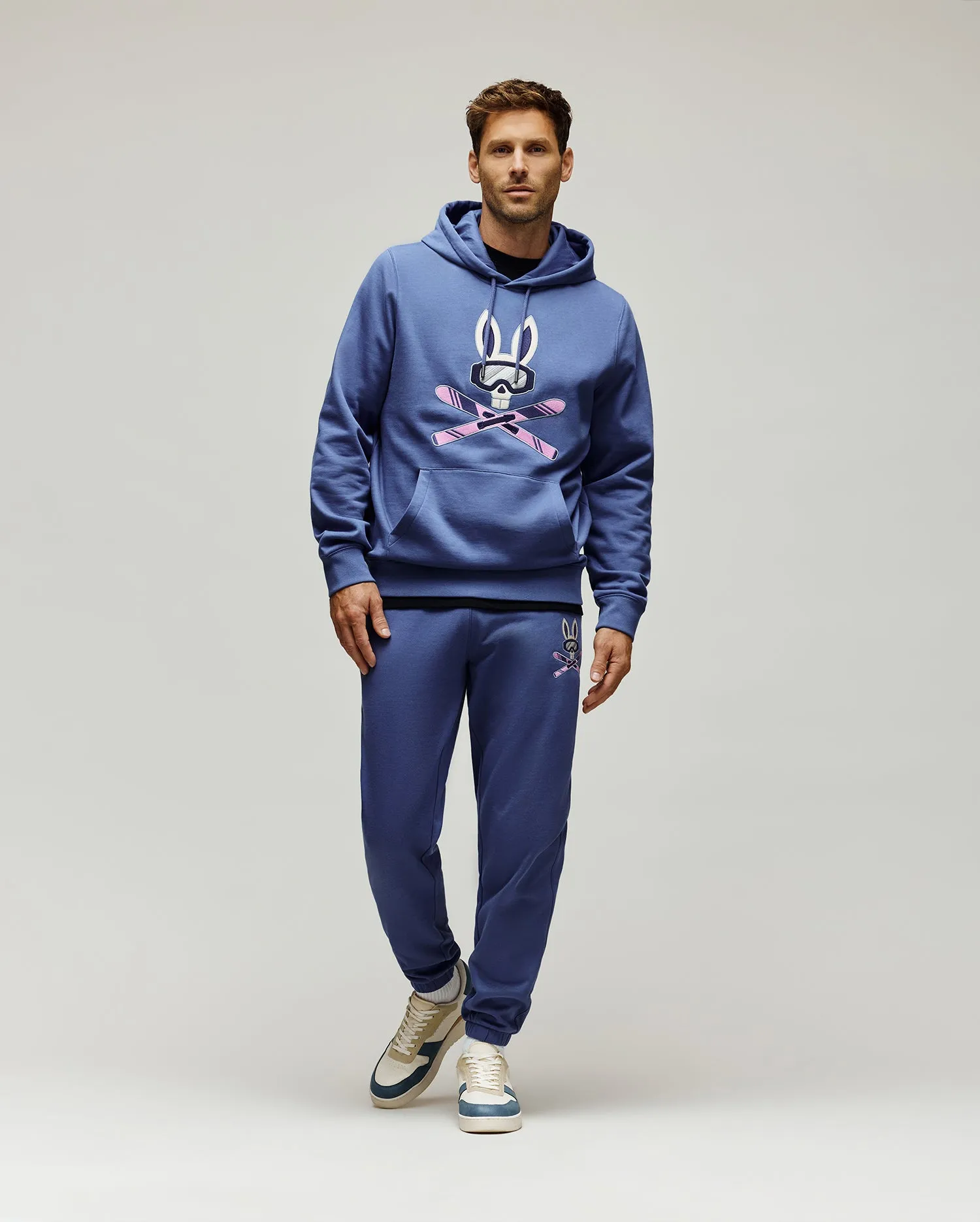 MENS INDIGO SKI BUNNY SWEATPANT - MB0800038 sold by Psycho Bunny product image thumbnail 4