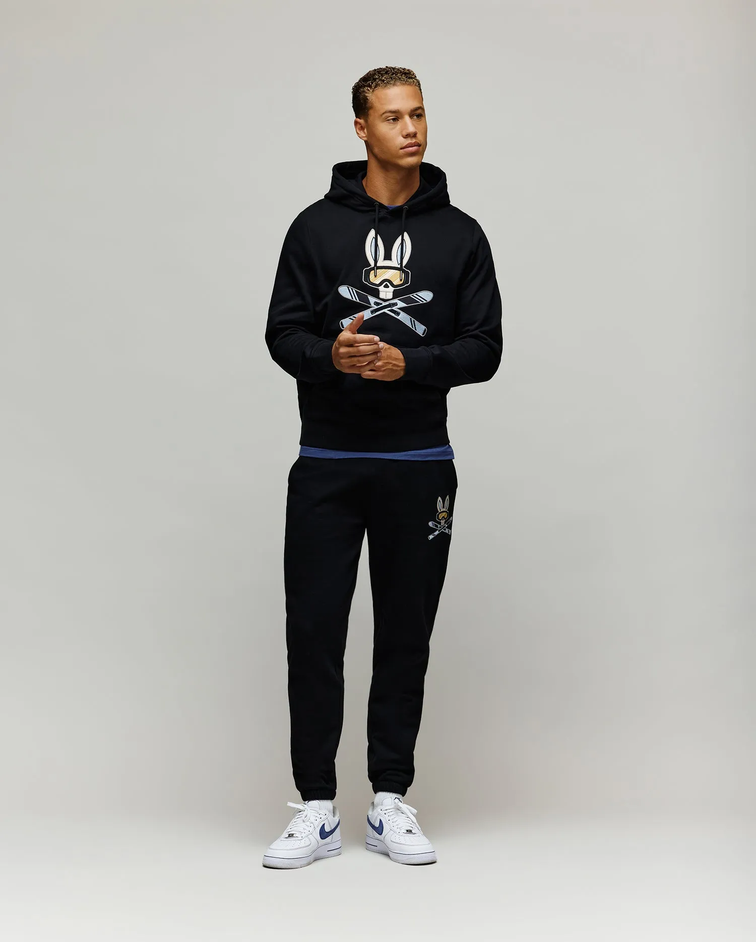 MENS INDIGO SKI BUNNY SWEATPANT - MB0800038 sold by Psycho Bunny product image thumbnail 5