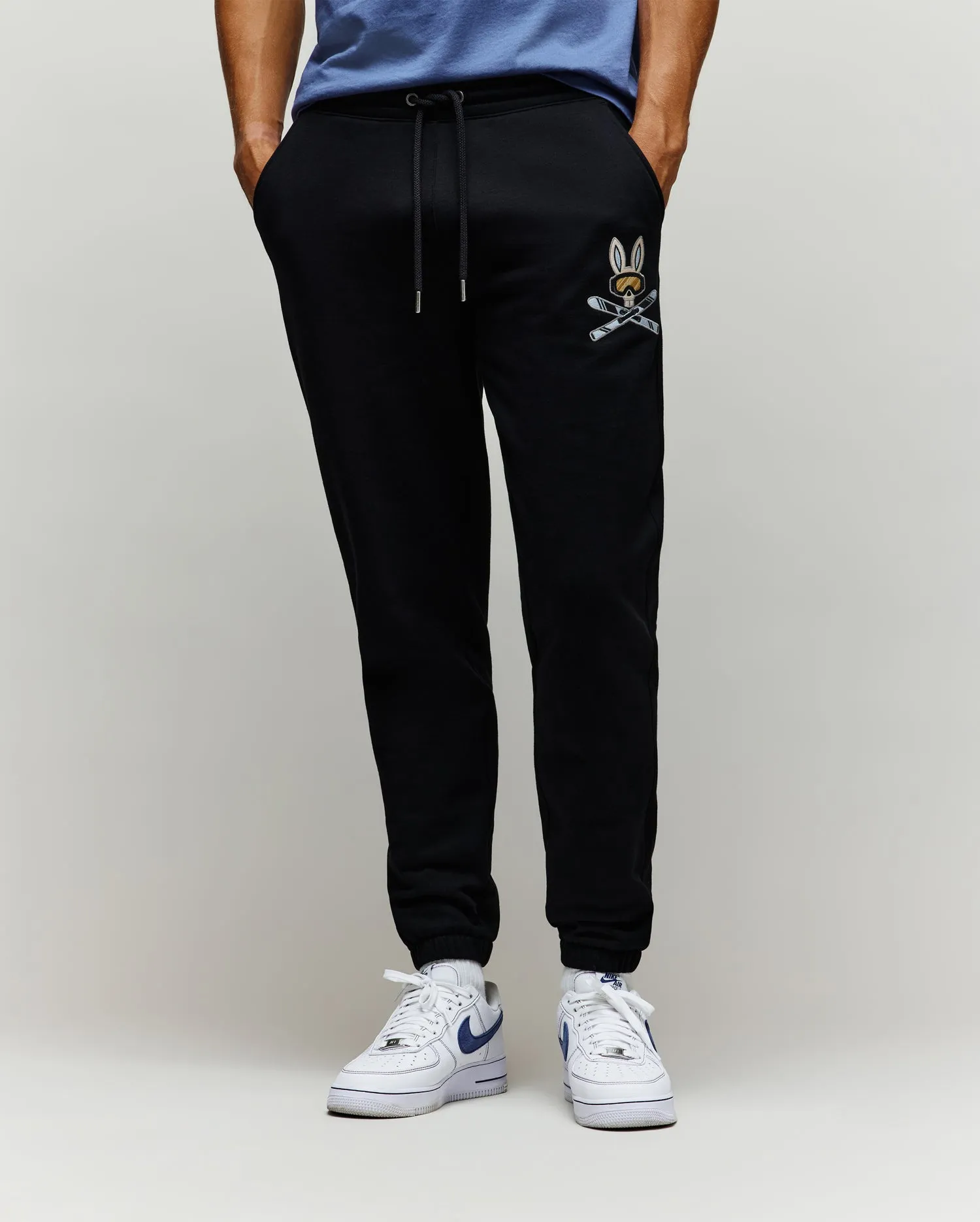 MENS INDIGO SKI BUNNY SWEATPANT - MB0800038 sold by Psycho Bunny