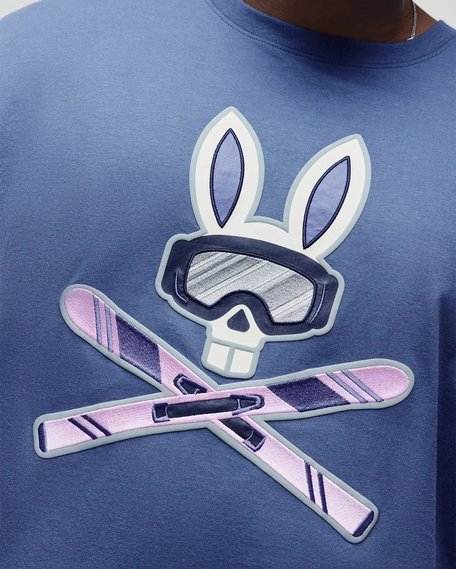 MENS BIG AND TALL INDIGO BUNNY GRAPHIC TEE - BT0200028 sold by Psycho Bunny product image thumbnail 3