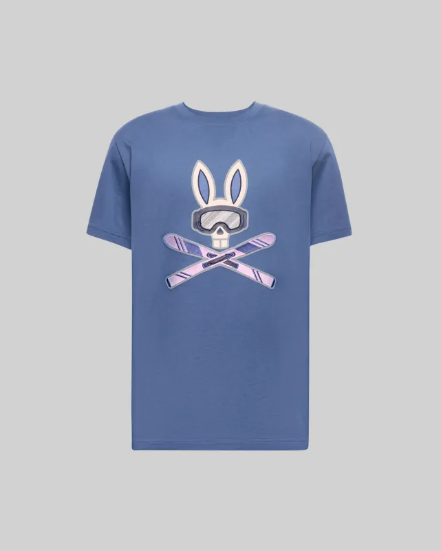 MENS BIG AND TALL INDIGO BUNNY GRAPHIC TEE - BT0200028 sold by Psycho Bunny