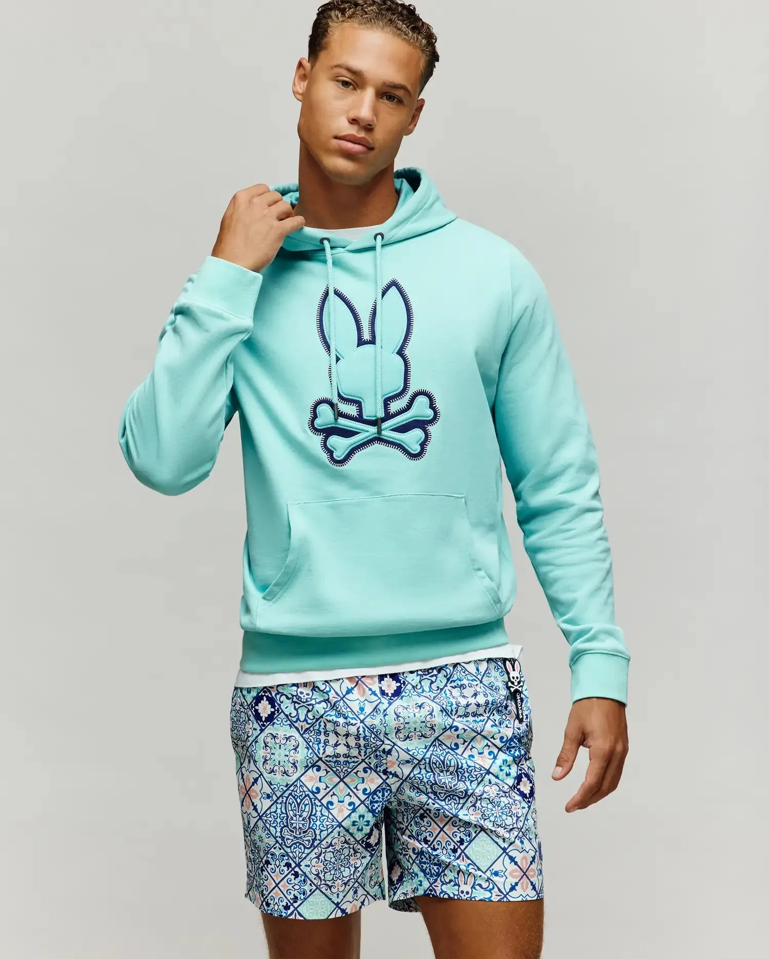 MENS GAGE PATCH HOODIE - MT0500089 sold by Psycho Bunny product image thumbnail 3