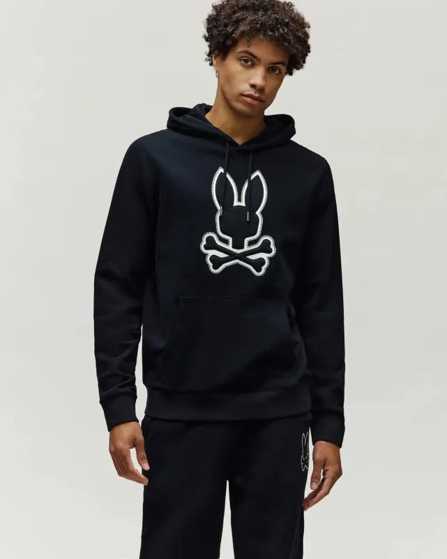 MENS GAGE PATCH HOODIE - MT0500089 sold by Psycho Bunny