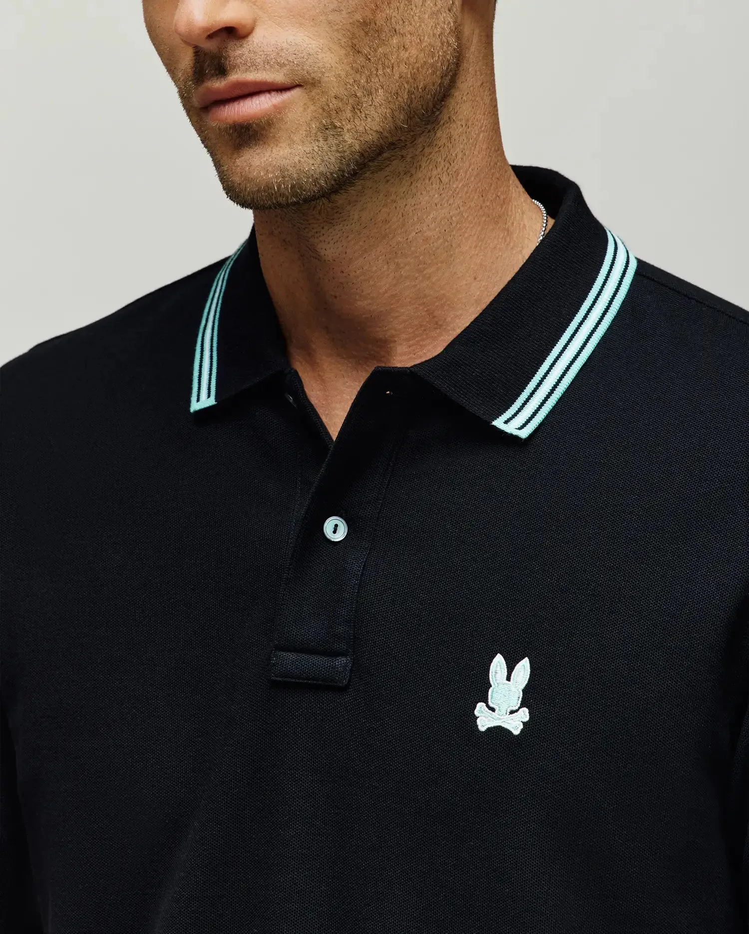 MENS TAVIAN PIQUE POLO - MT0100081 sold by Psycho Bunny product image thumbnail 2