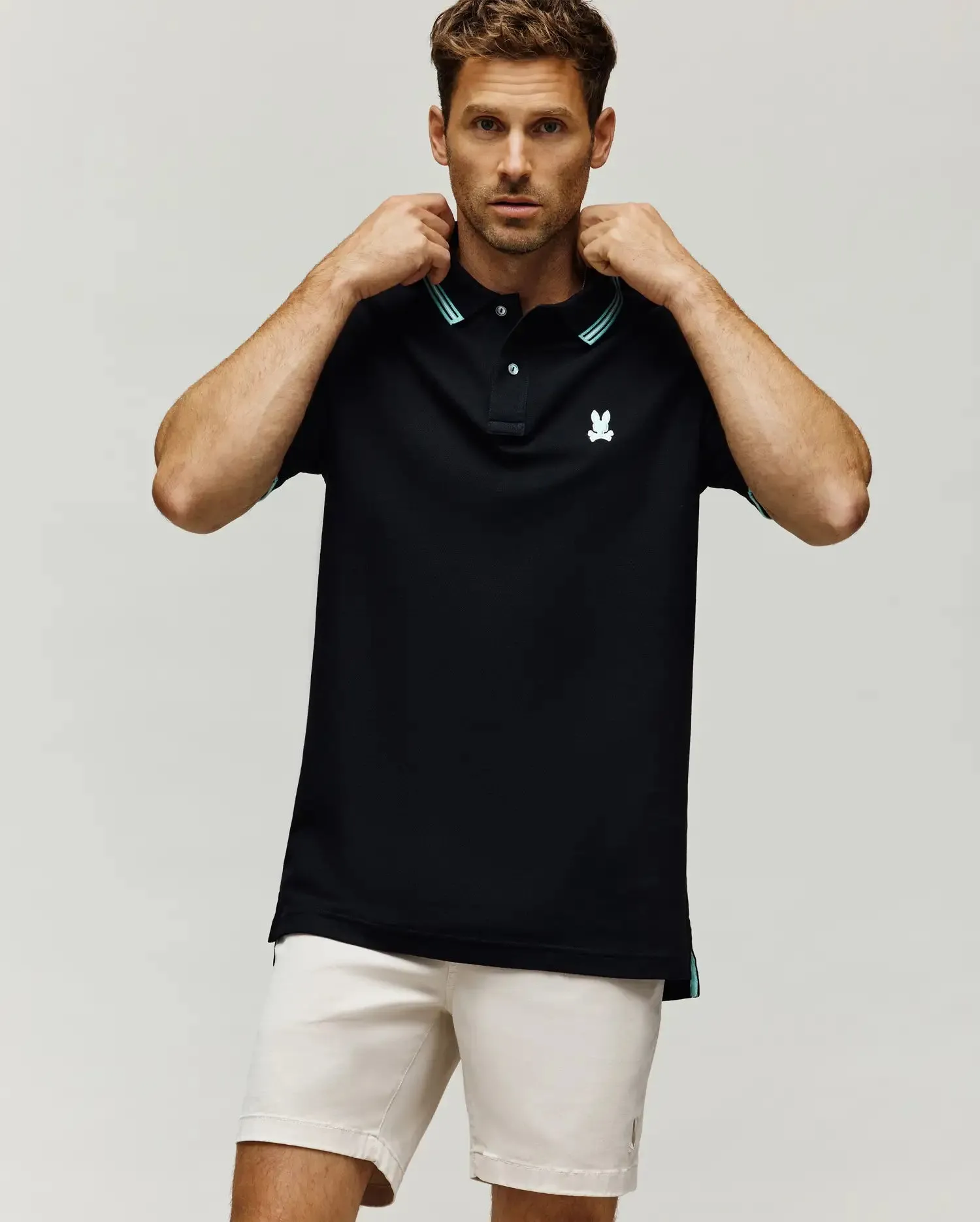MENS TAVIAN PIQUE POLO - MT0100081 sold by Psycho Bunny product image thumbnail 3