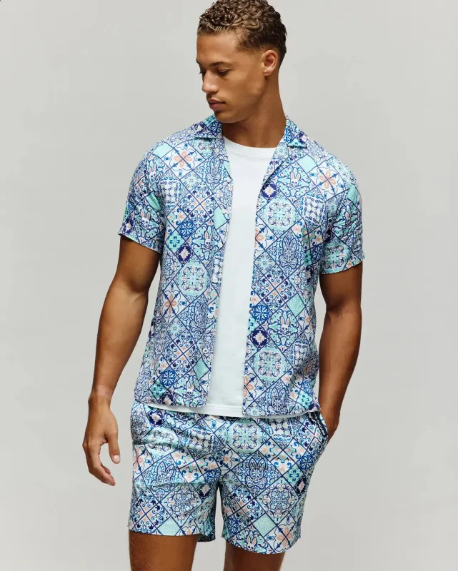 MENS NIVAR TENCEL SHIRT - MT0300089 sold by Psycho Bunny