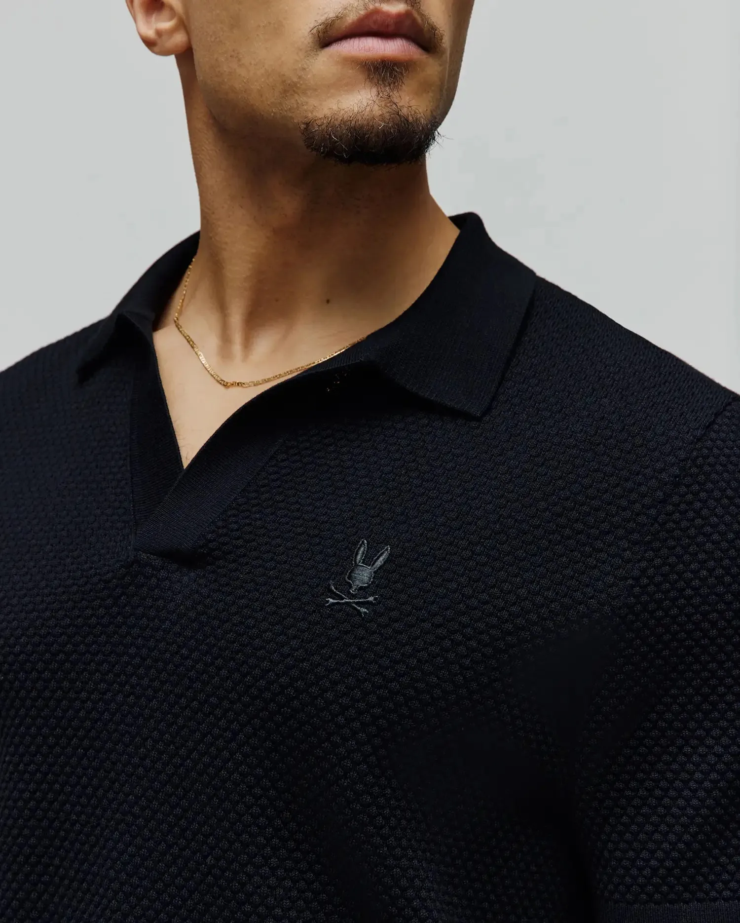 MENS DEVON KNIT POLO - MT0100169 sold by Psycho Bunny product image thumbnail 4