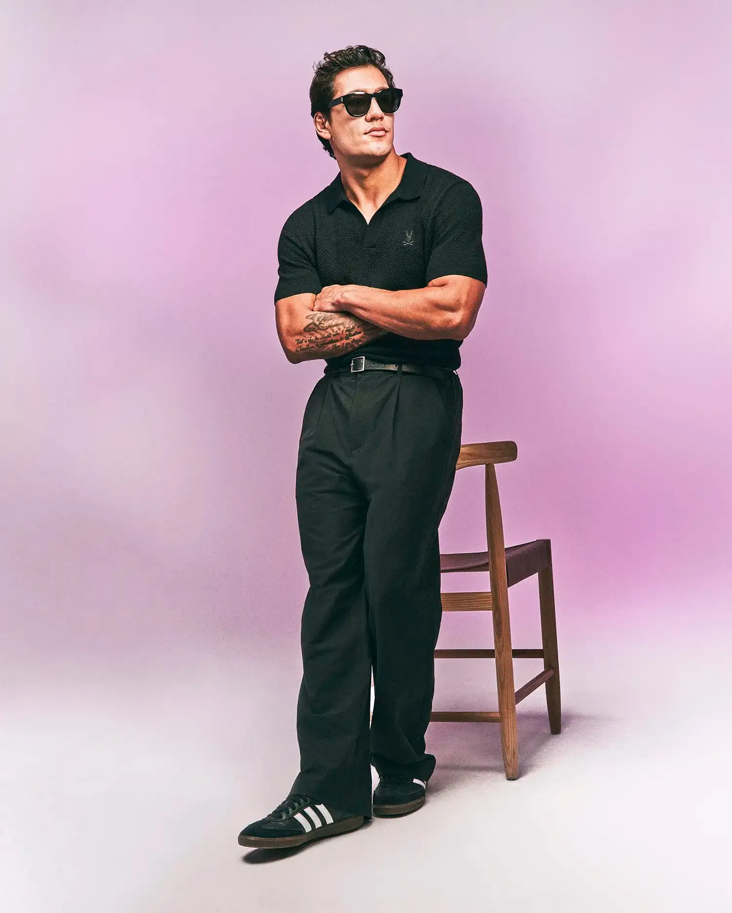 MENS DEVON KNIT POLO - MT0100169 sold by Psycho Bunny