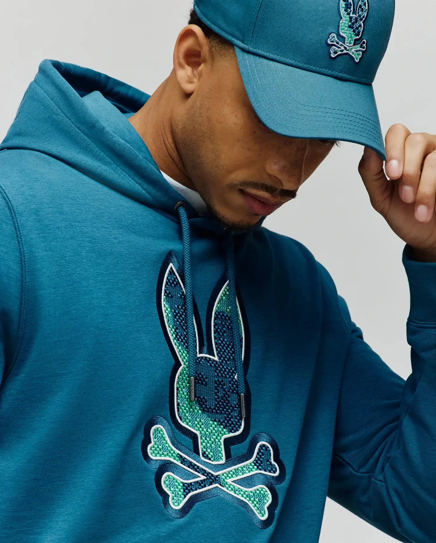 MENS OLIVIER EMBROIDERED HOODIE - MT0500141 sold by Psycho Bunny product image thumbnail 2