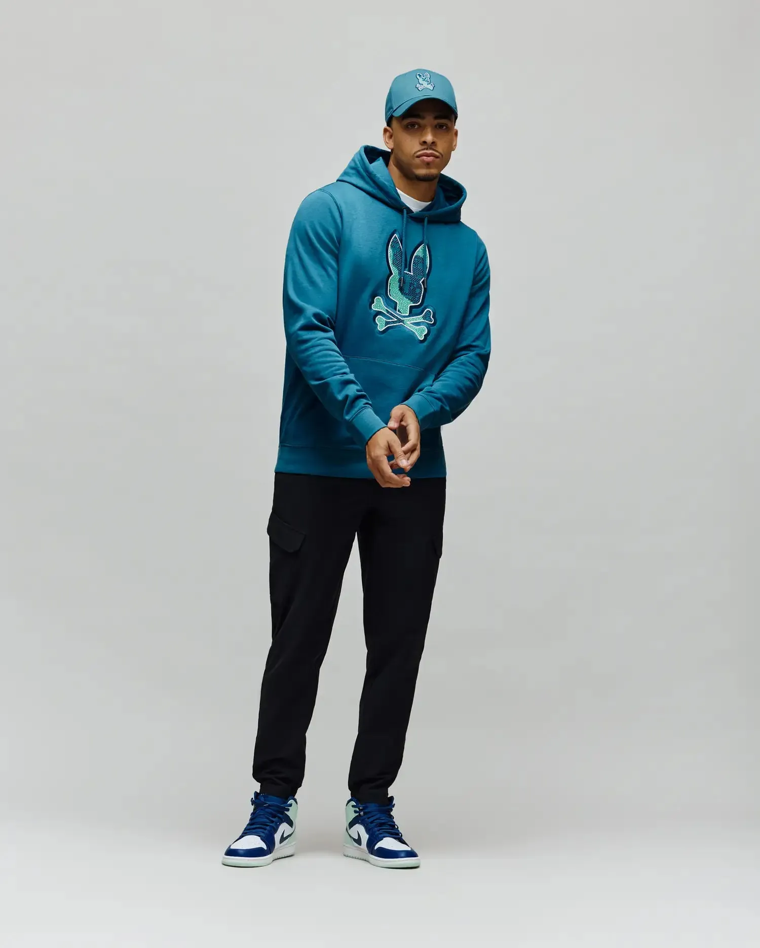 MENS OLIVIER EMBROIDERED HOODIE - MT0500141 sold by Psycho Bunny product image thumbnail 4