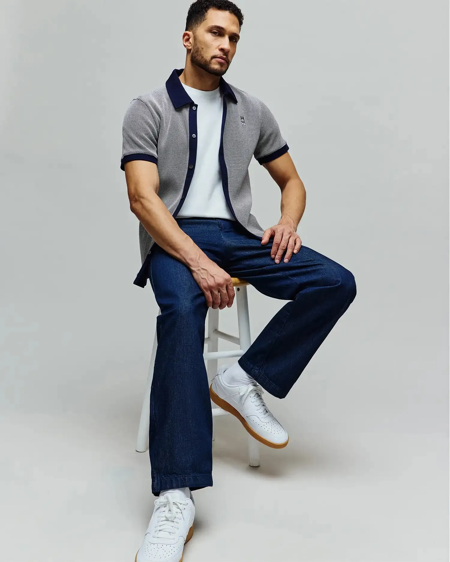 MENS MAXTON WAFFLE SHIRT - MT0300165 sold by Psycho Bunny product image thumbnail 3