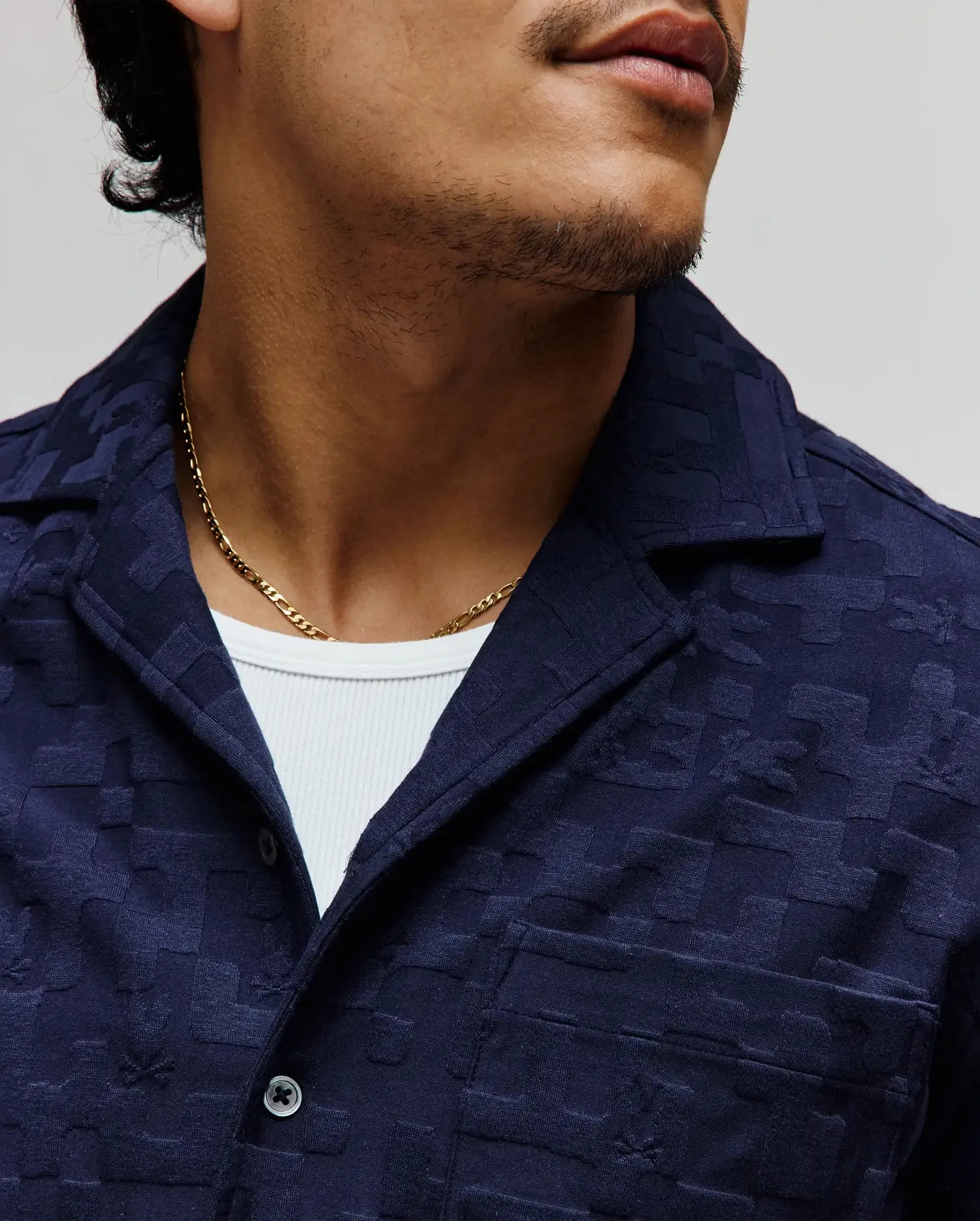 MENS JOSH JACQUARD SHIRT - MT0300071 sold by Psycho Bunny product image thumbnail 2