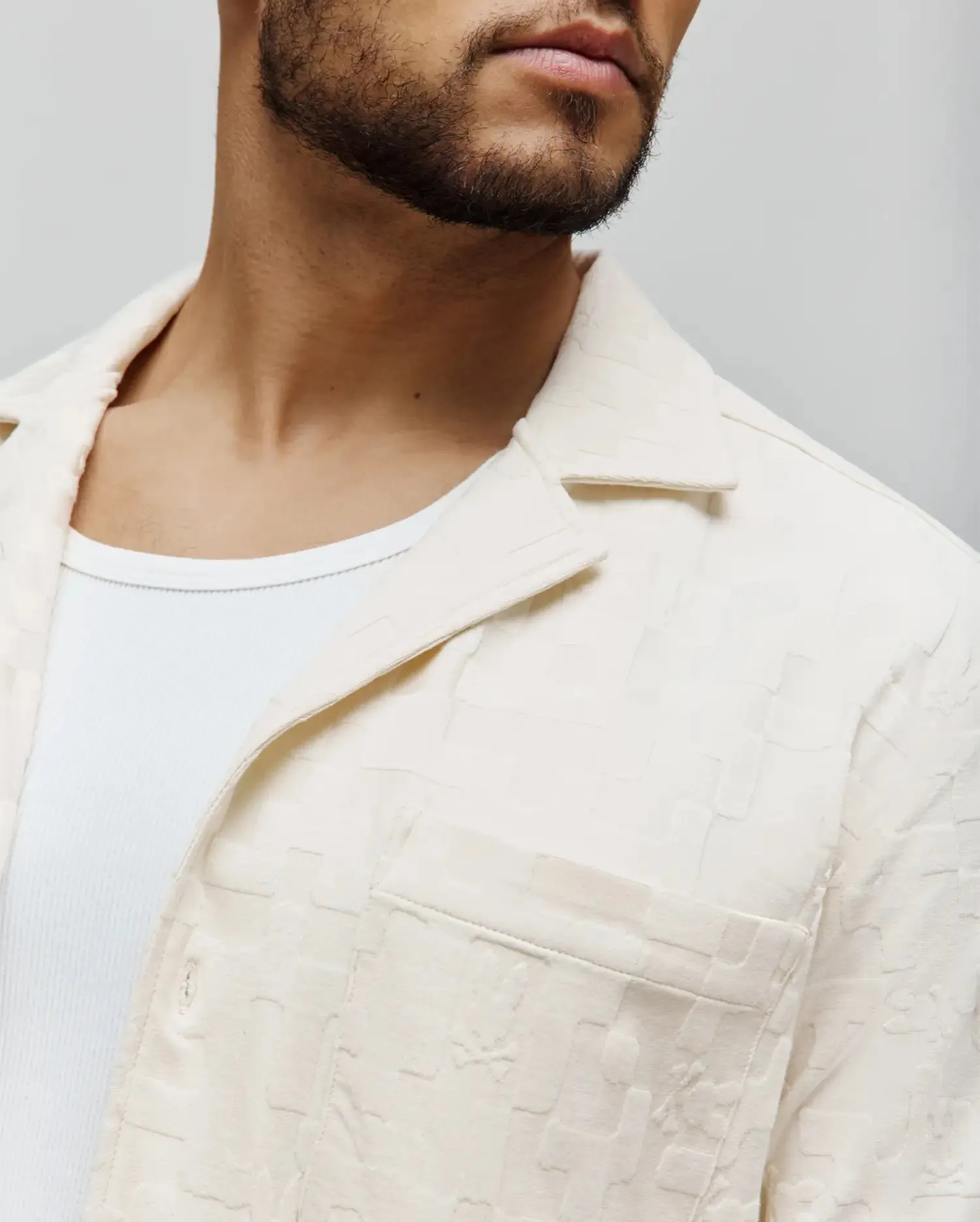 MENS JOSH JACQUARD SHIRT - MT0300071 sold by Psycho Bunny product image thumbnail 2