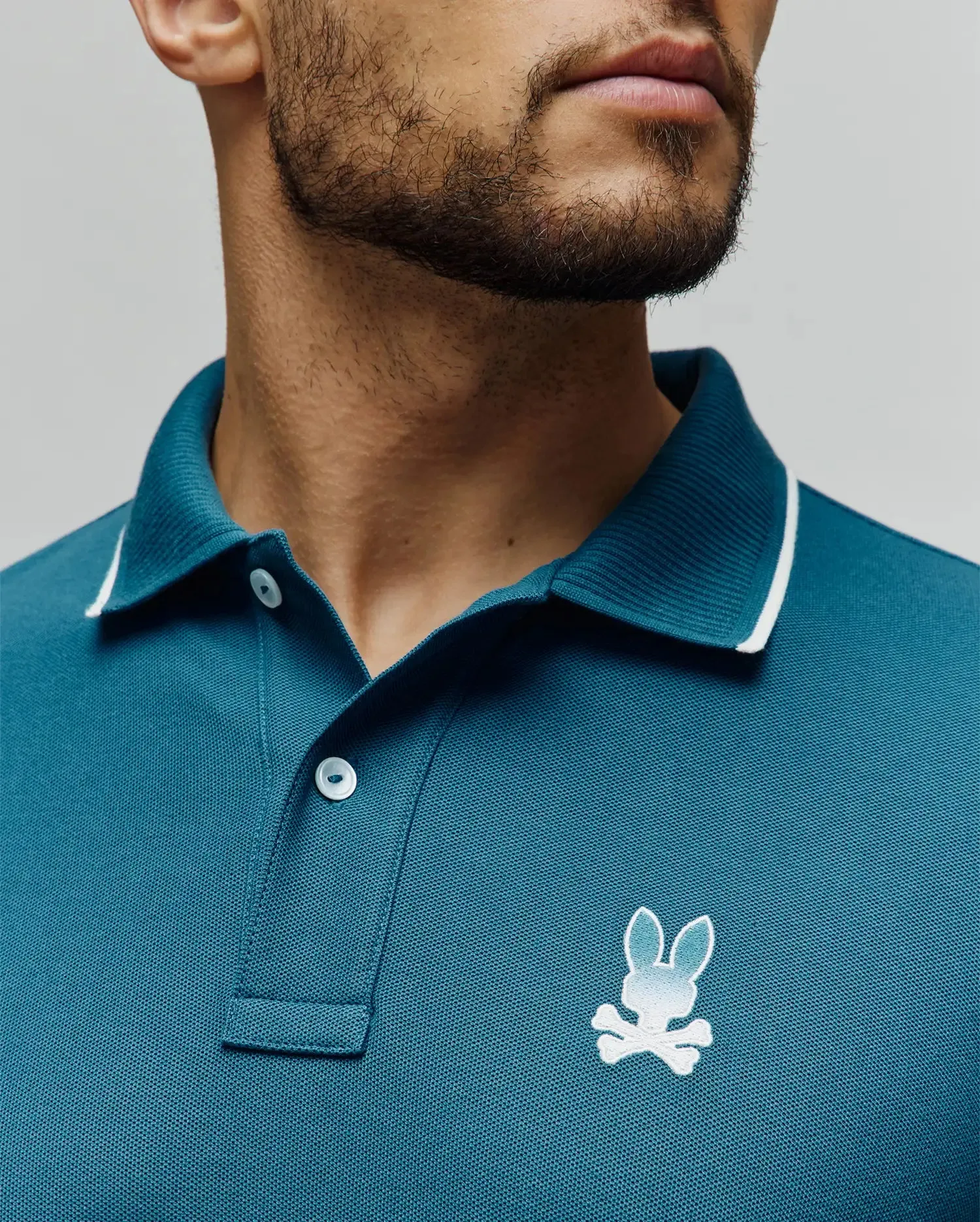 MENS ARAM PIQUE POLO - MT0100136 sold by Psycho Bunny product image thumbnail 3