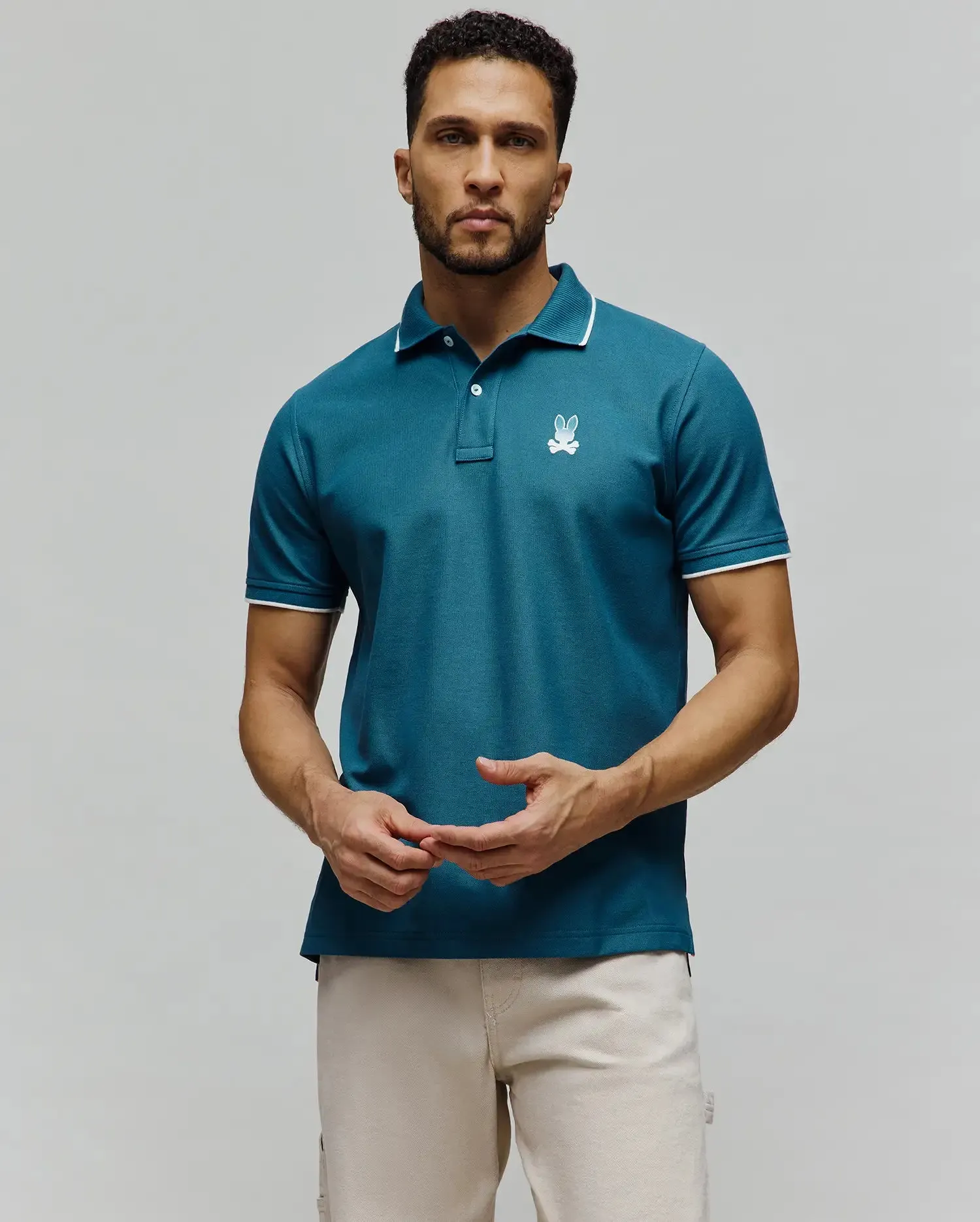 MENS ARAM PIQUE POLO - MT0100136 sold by Psycho Bunny product image thumbnail 4