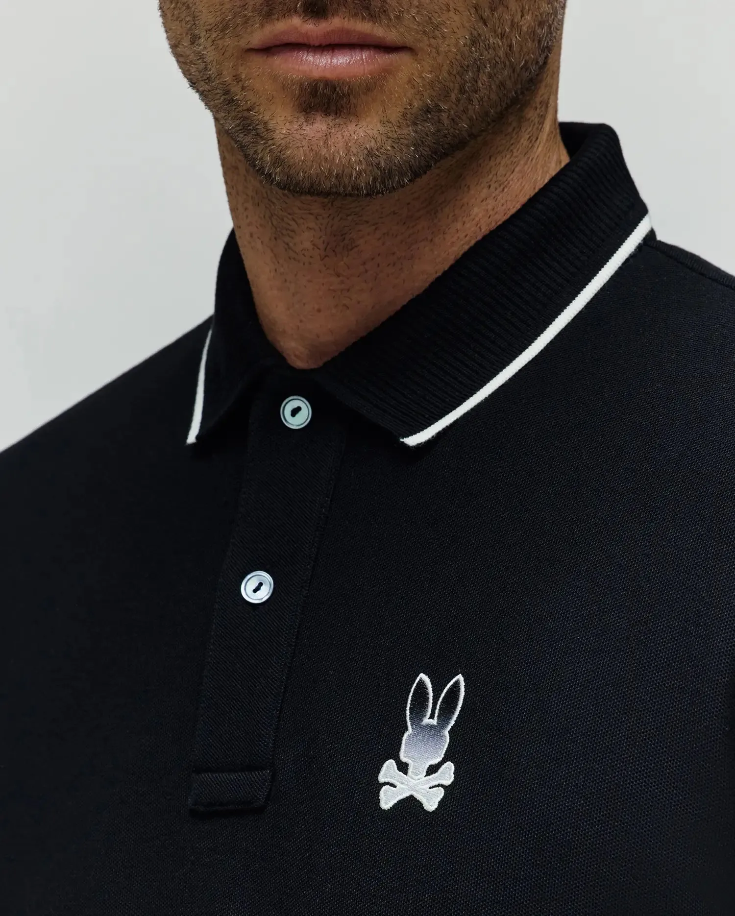MENS ARAM PIQUE POLO - MT0100136 sold by Psycho Bunny product image thumbnail 2