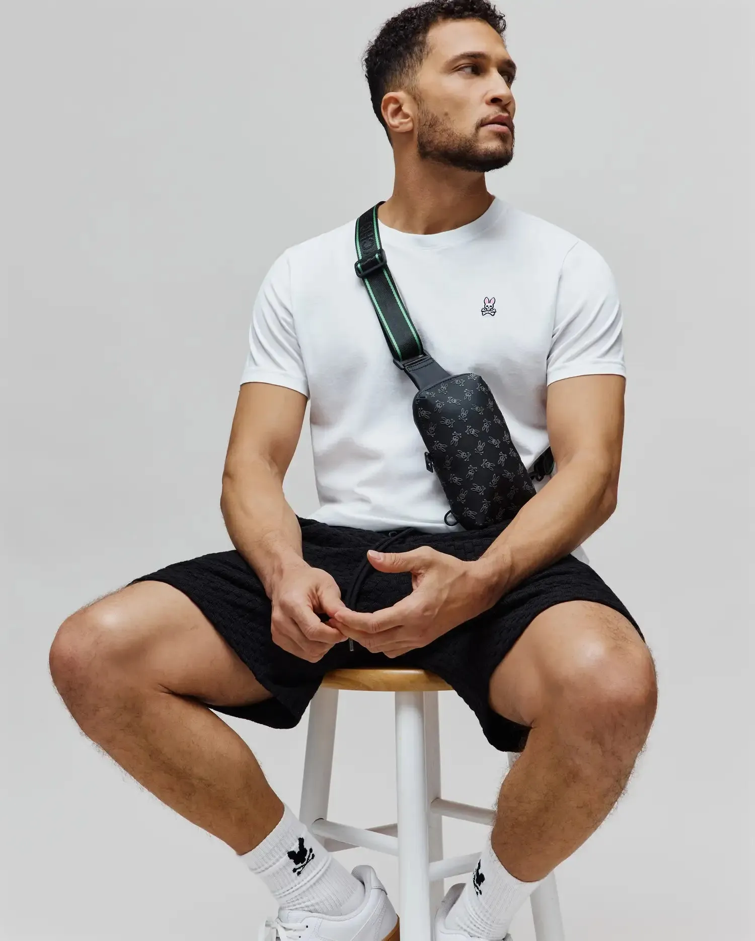 MENS RUBBERIZED CROSSBODY - MO2400080 sold by Psycho Bunny product image thumbnail 4