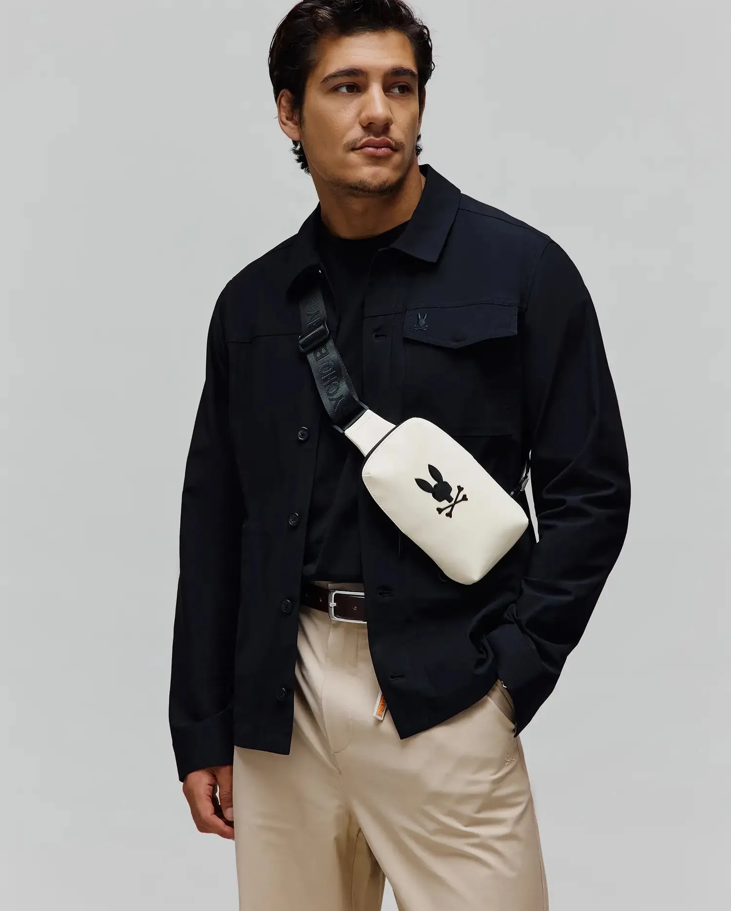 MENS RUBBERIZED CROSSBODY - MO2400079 sold by Psycho Bunny