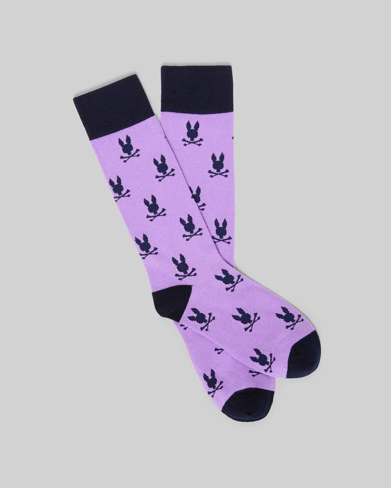 MENS ALL OVER BUNNY DRESS SOCK - MO2200022 sold by Psycho Bunny