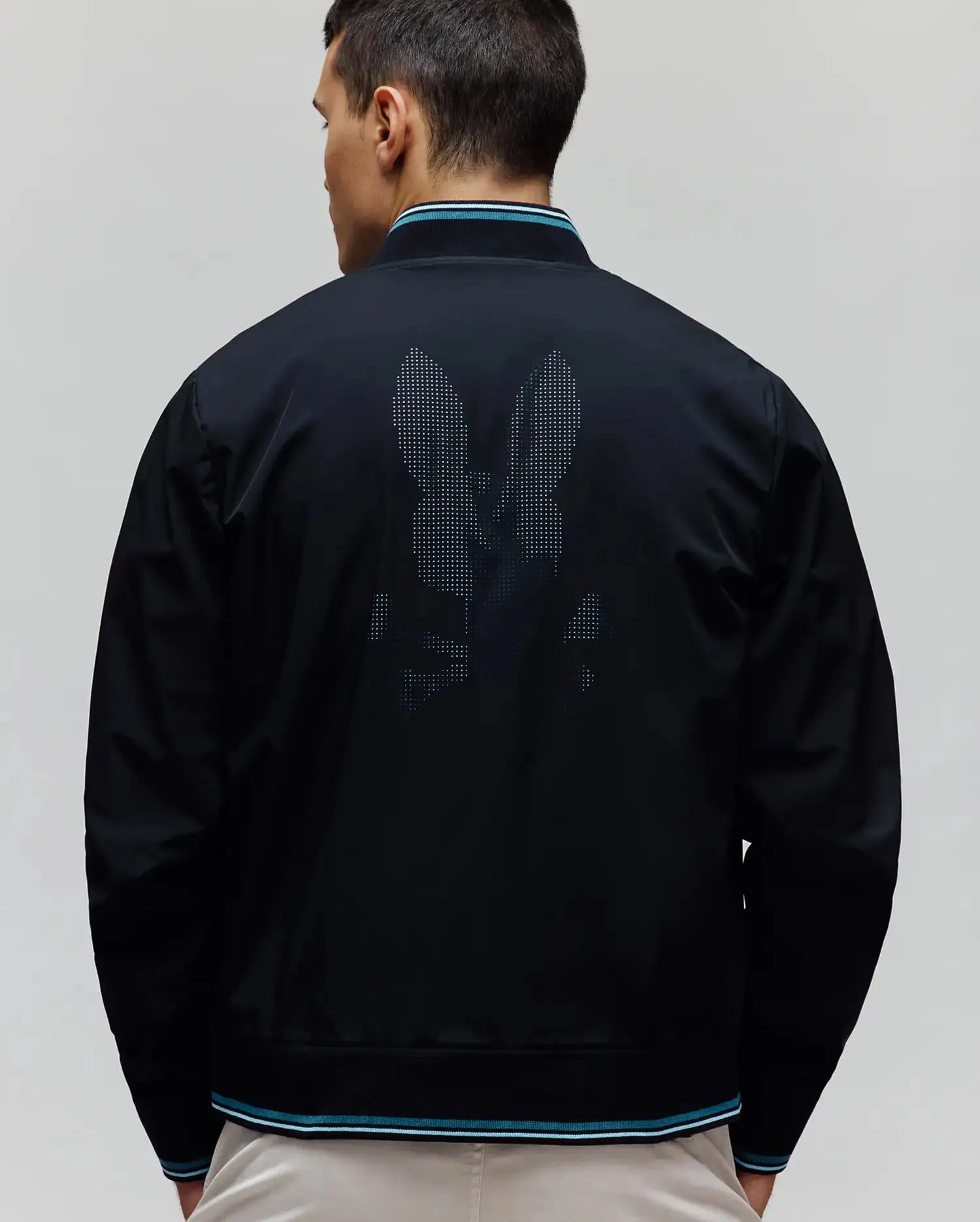 MENS ALDRIN BOMBER - MO1100057 sold by Psycho Bunny product image thumbnail 3
