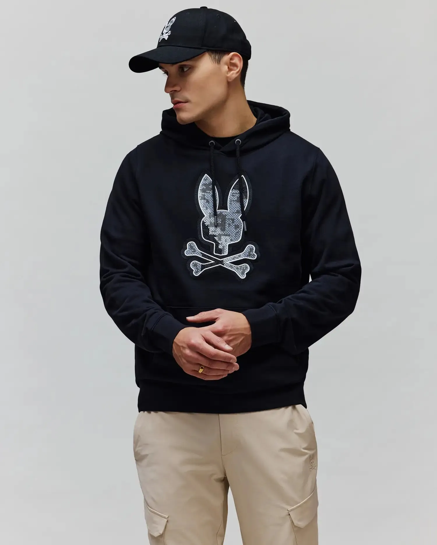 MENS OLIVIER EMBROIDERED HOODIE - MT0500141 sold by Psycho Bunny product image thumbnail 3